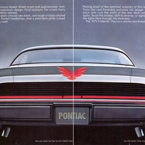 1979 Pontiac Firebird Trans Am Brochure Ad