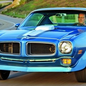 1970 Pontiac Firebird Trans Am - Blue - Driving