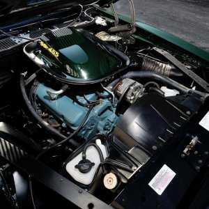 1973 Pontiac Trans Am Super Duty SD-455 Engine Bay