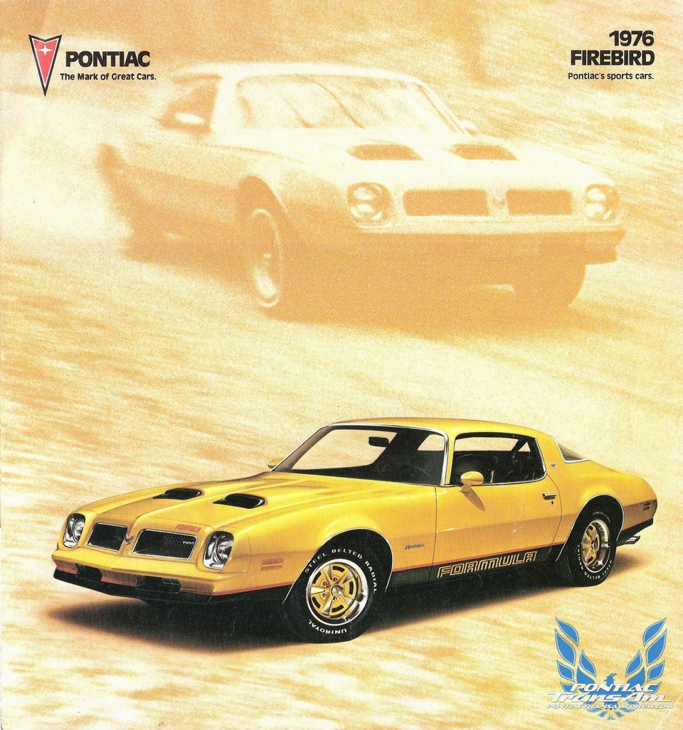 1976 Pontiac Firebird Trans Am Brochure Ad