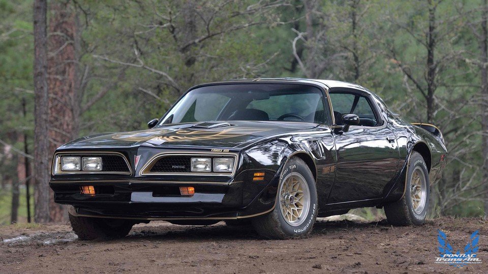 1977 Pontiac Firebird Trans Am - Black and Gold Bandit Edition